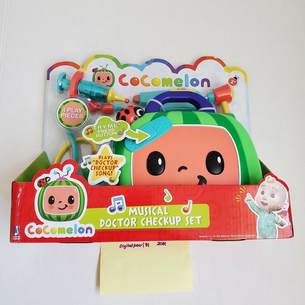 Cocomelon Musical Doctor Checkup Set Toddler Toy with Sounds CMW0021